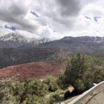High Atlas Mountains panoramic viewpoint on 3 valleys day trip from Marrakech — breathtaking vista Morocco mountain landscape