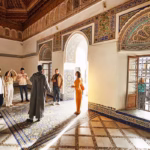 Bahia Palace courtyard interior with zellige tilework — private guided tour Marrakech
