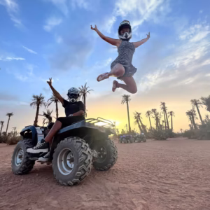 Balade à dos de chameau et quad dans la Palmeraie de Marrakech