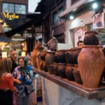 Authentic Marrakech food tour and dinner with local guide — private group tasting street food in medina at golden hour